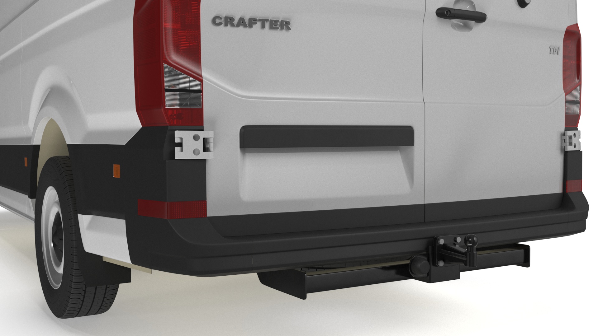 Volkswagen Crafter Van 2024 White Color 3D model