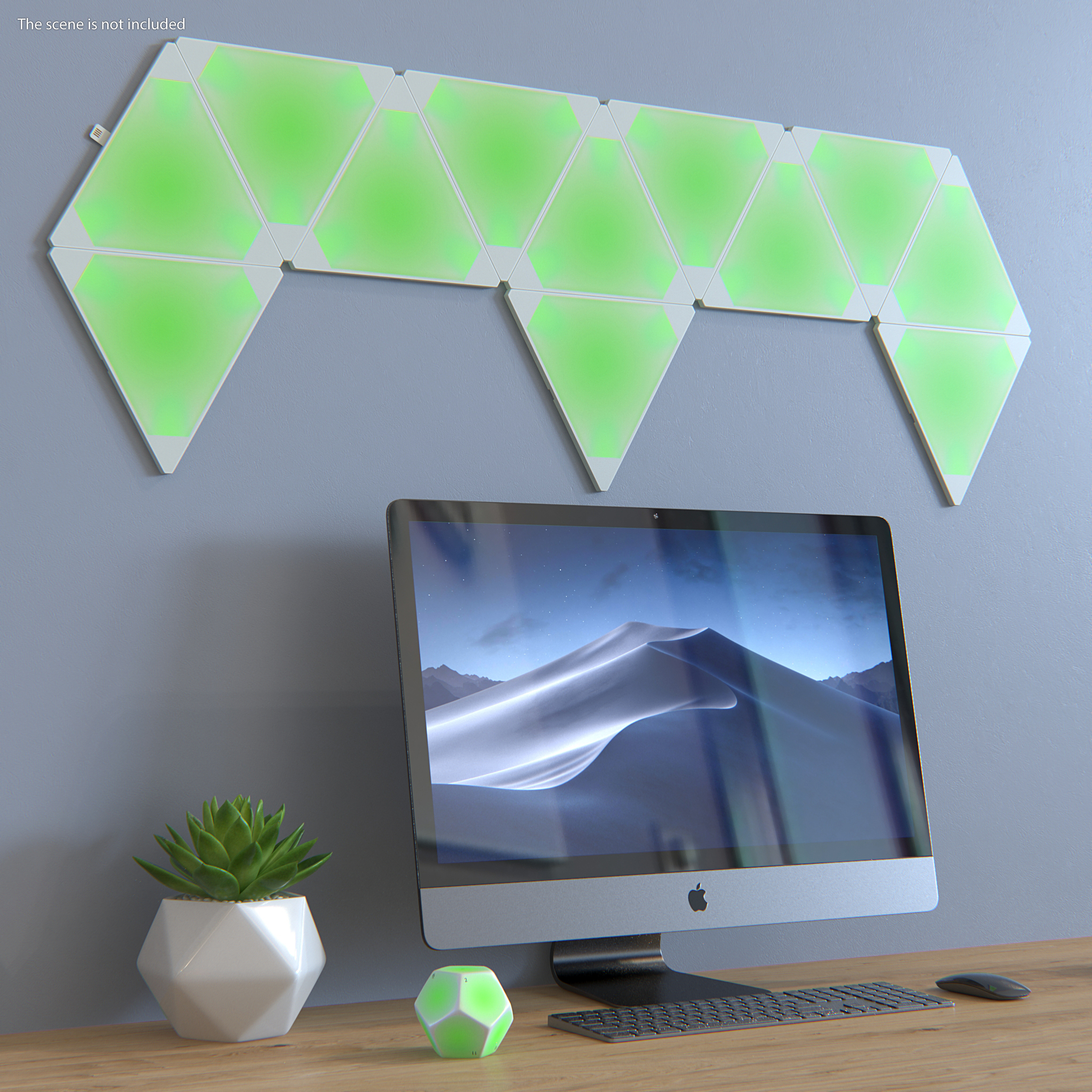 LED RGB Light Panel With Remote Control 3D model