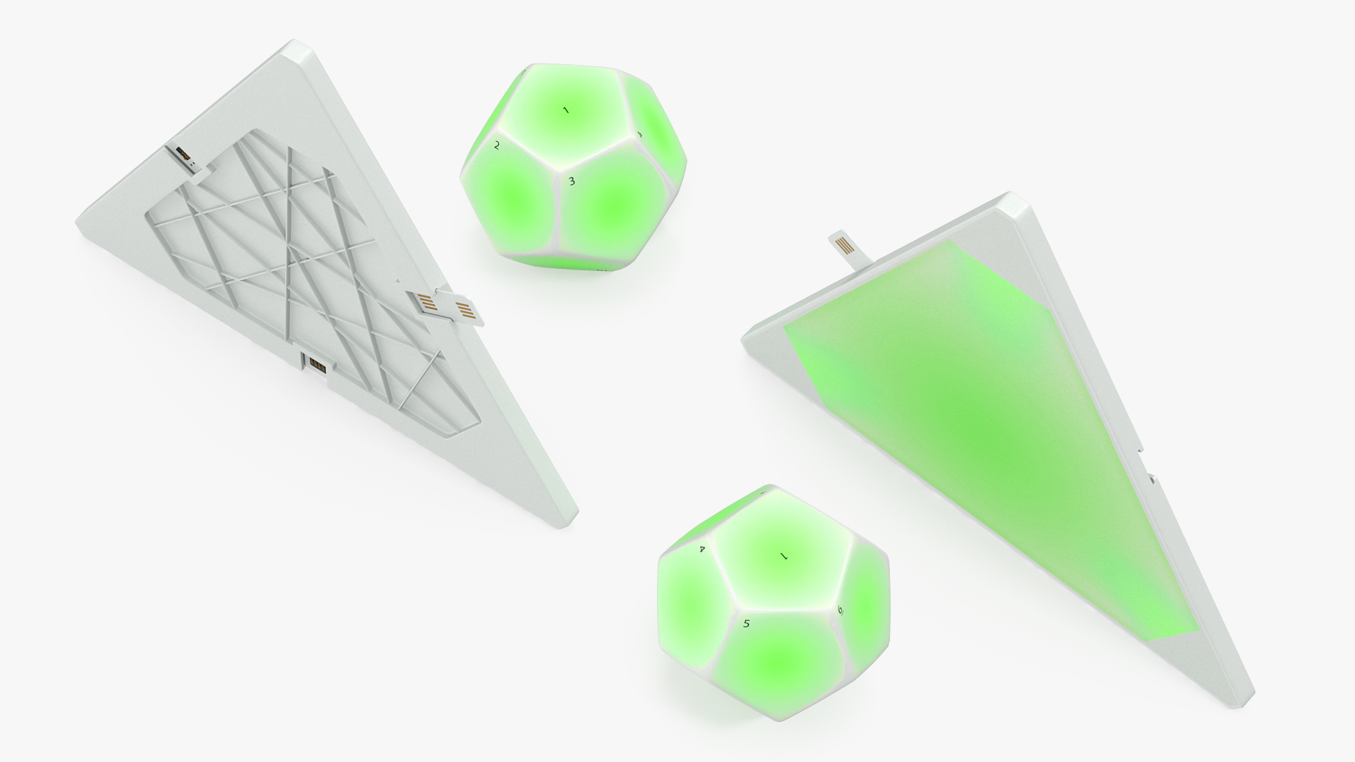 LED RGB Light Panel With Remote Control 3D model