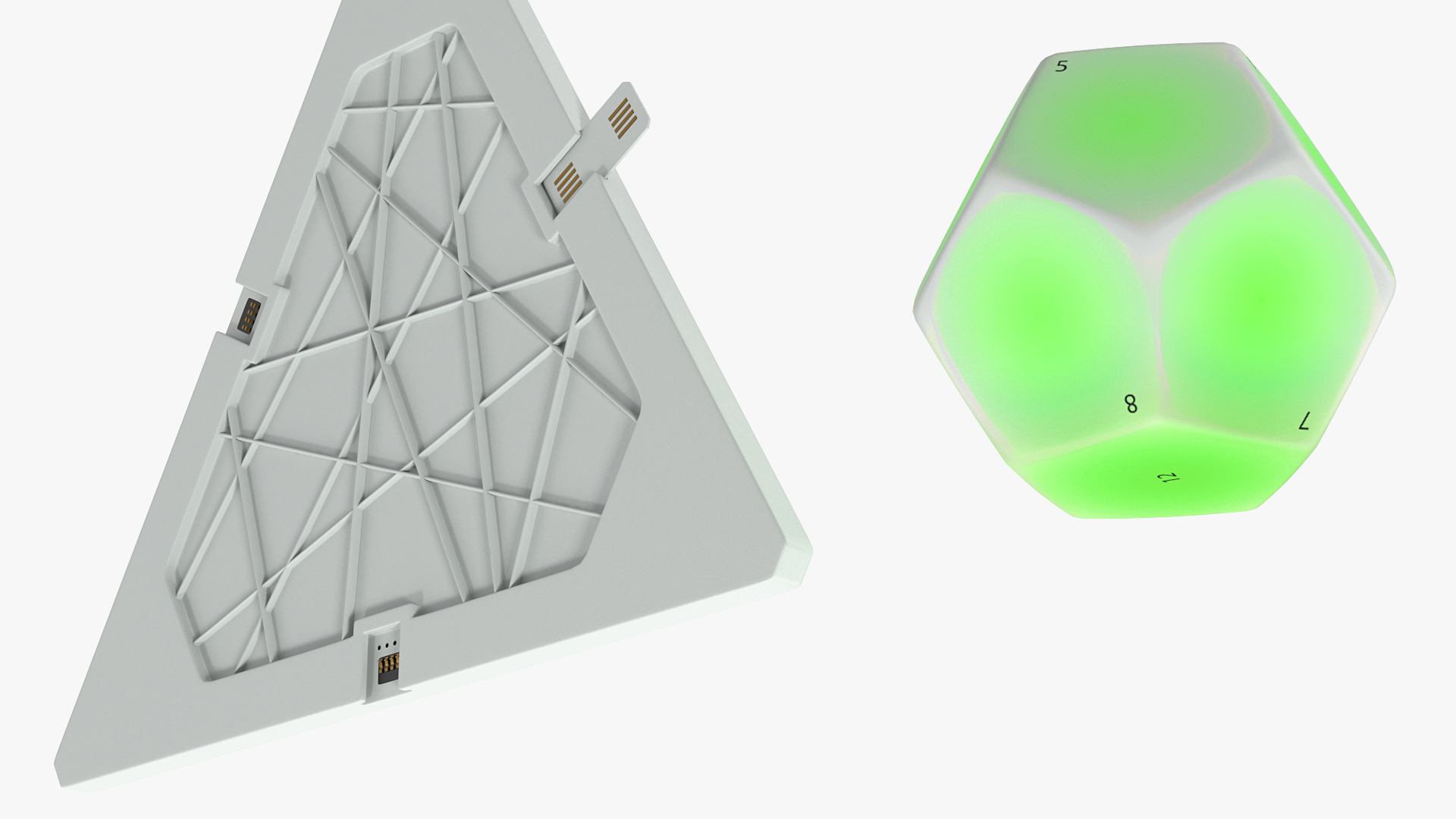 LED RGB Light Panel With Remote Control 3D model
