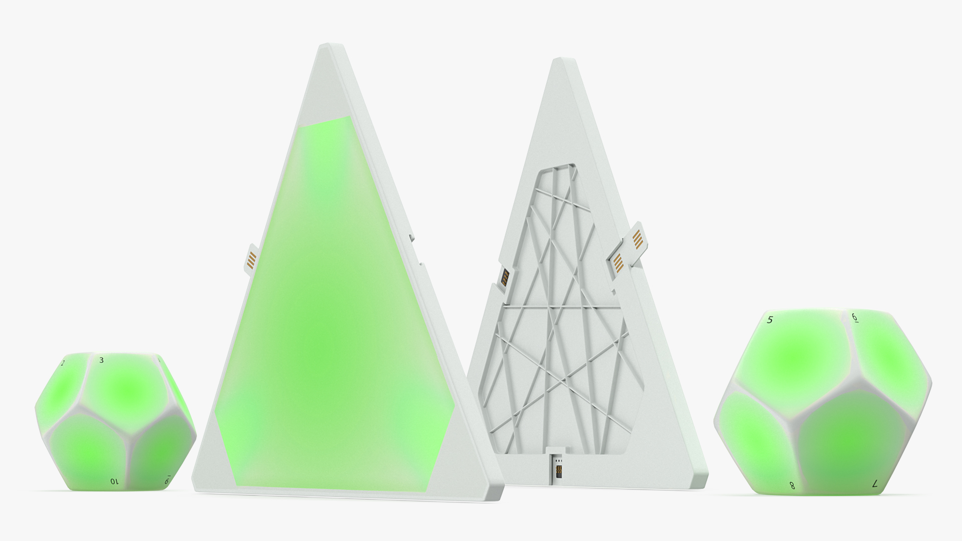 LED RGB Light Panel With Remote Control 3D model