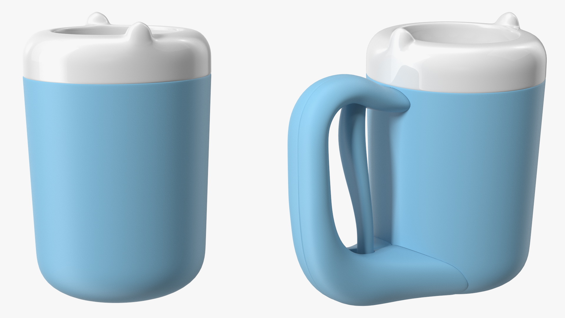 3D Dogs Paw Wash Blue model