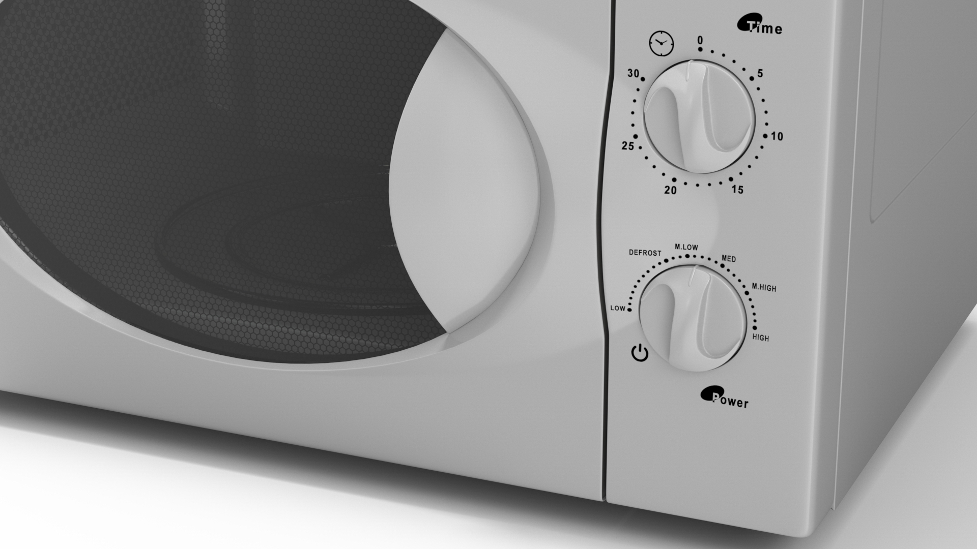 3D Electric Microwave Oven model