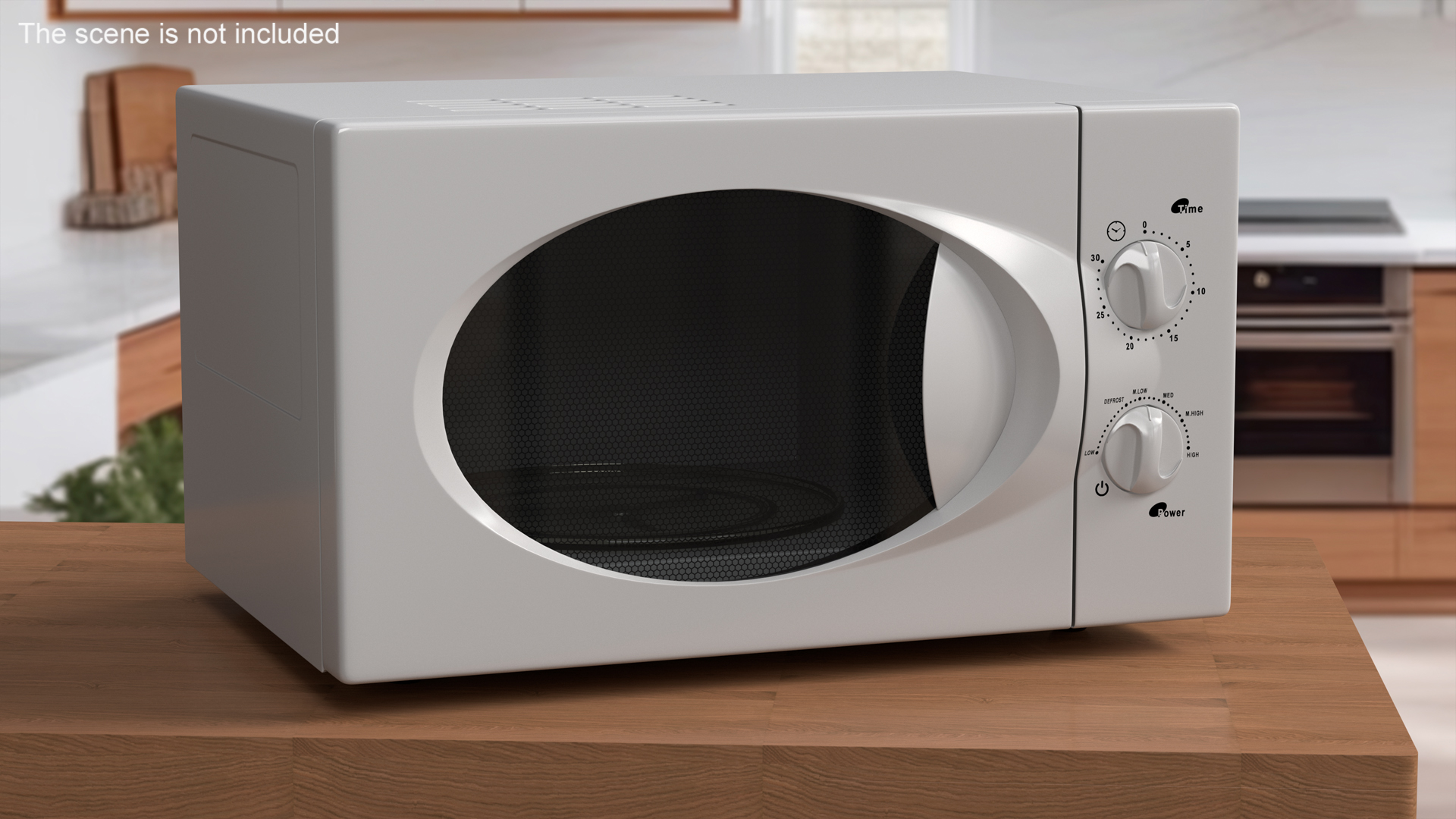 3D Electric Microwave Oven model