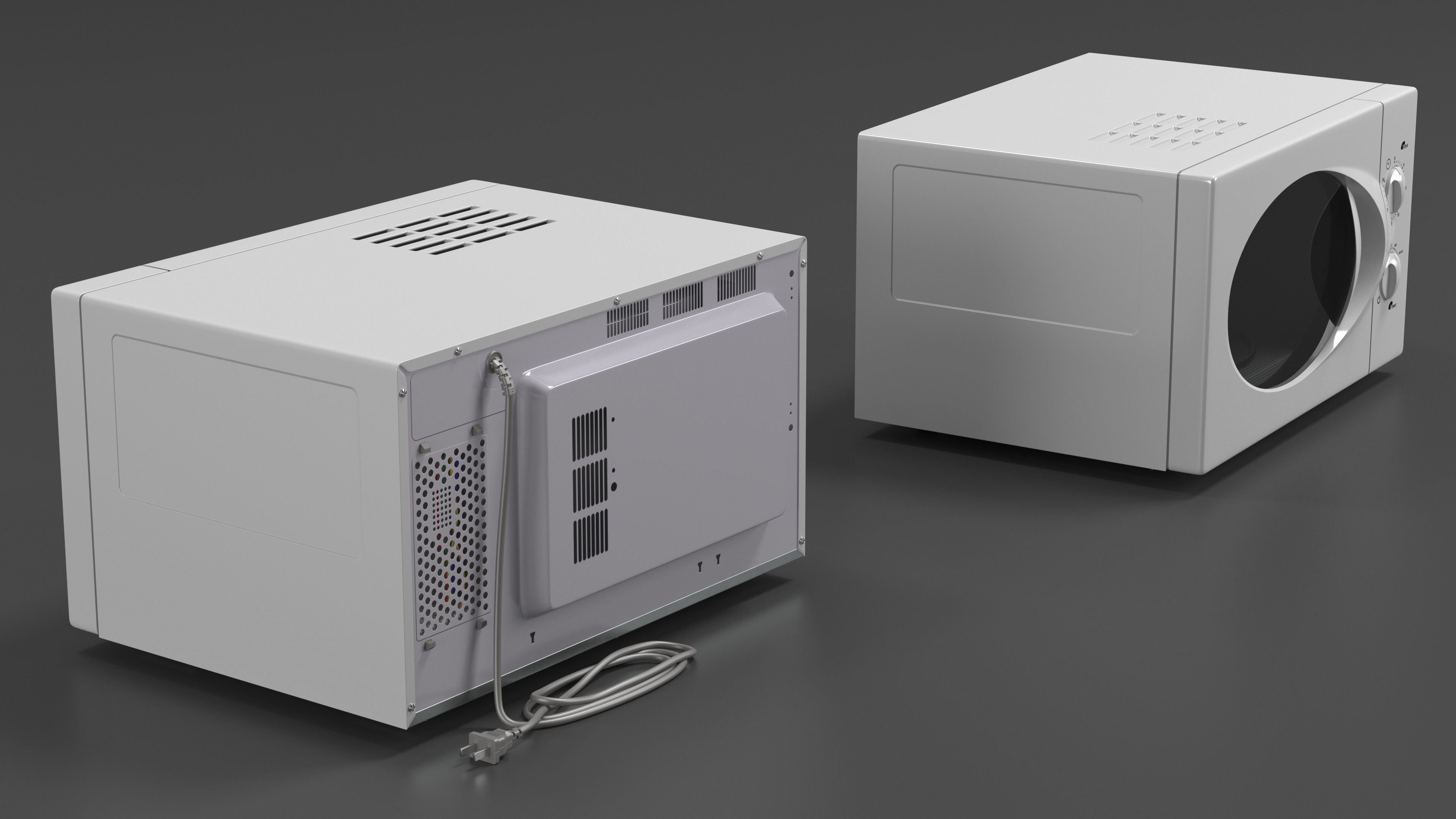 3D Electric Microwave Oven model