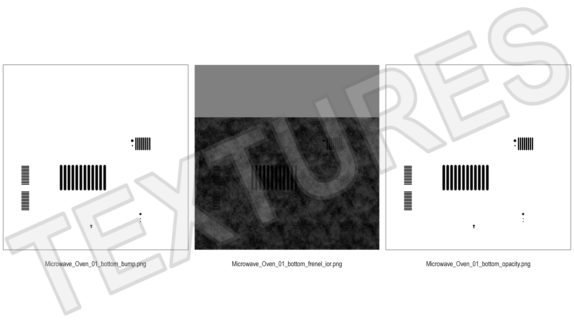 3D Electric Microwave Oven model