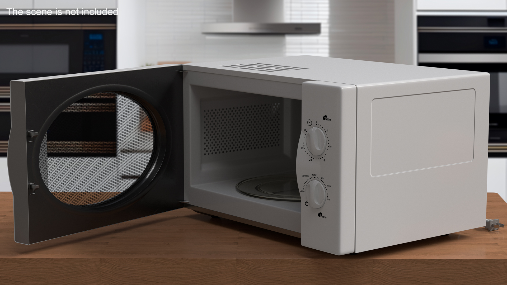 3D Electric Microwave Oven model