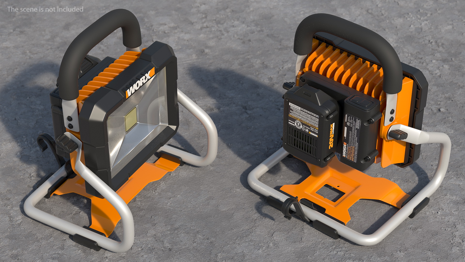 Worx 20V Portable LED Work Light 3D