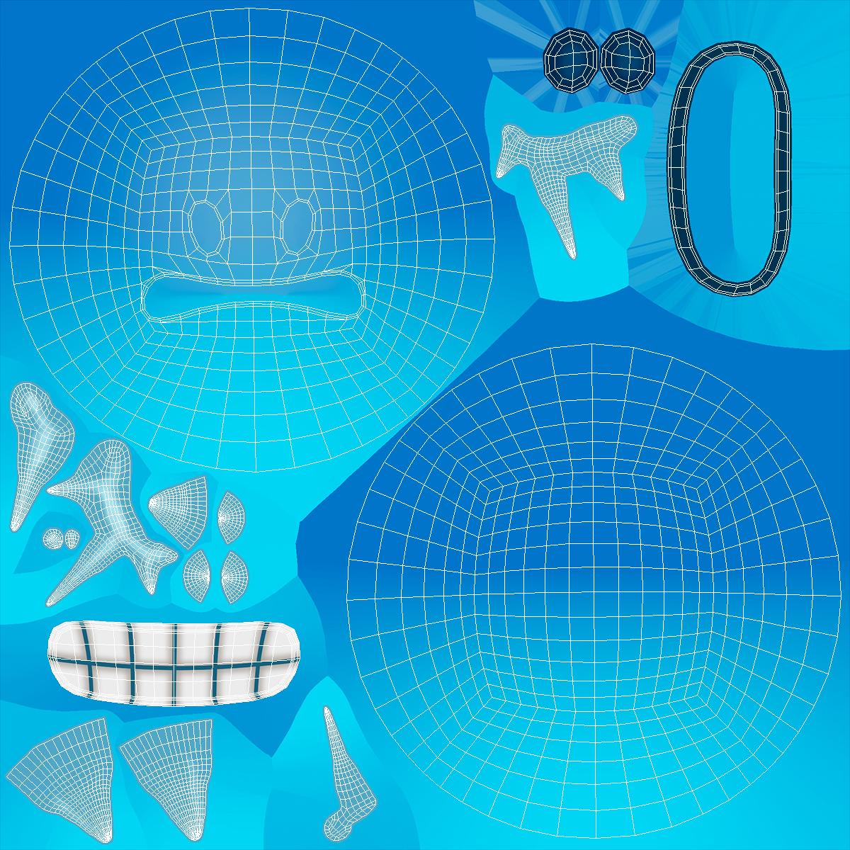 3D model Emoji Cold Face