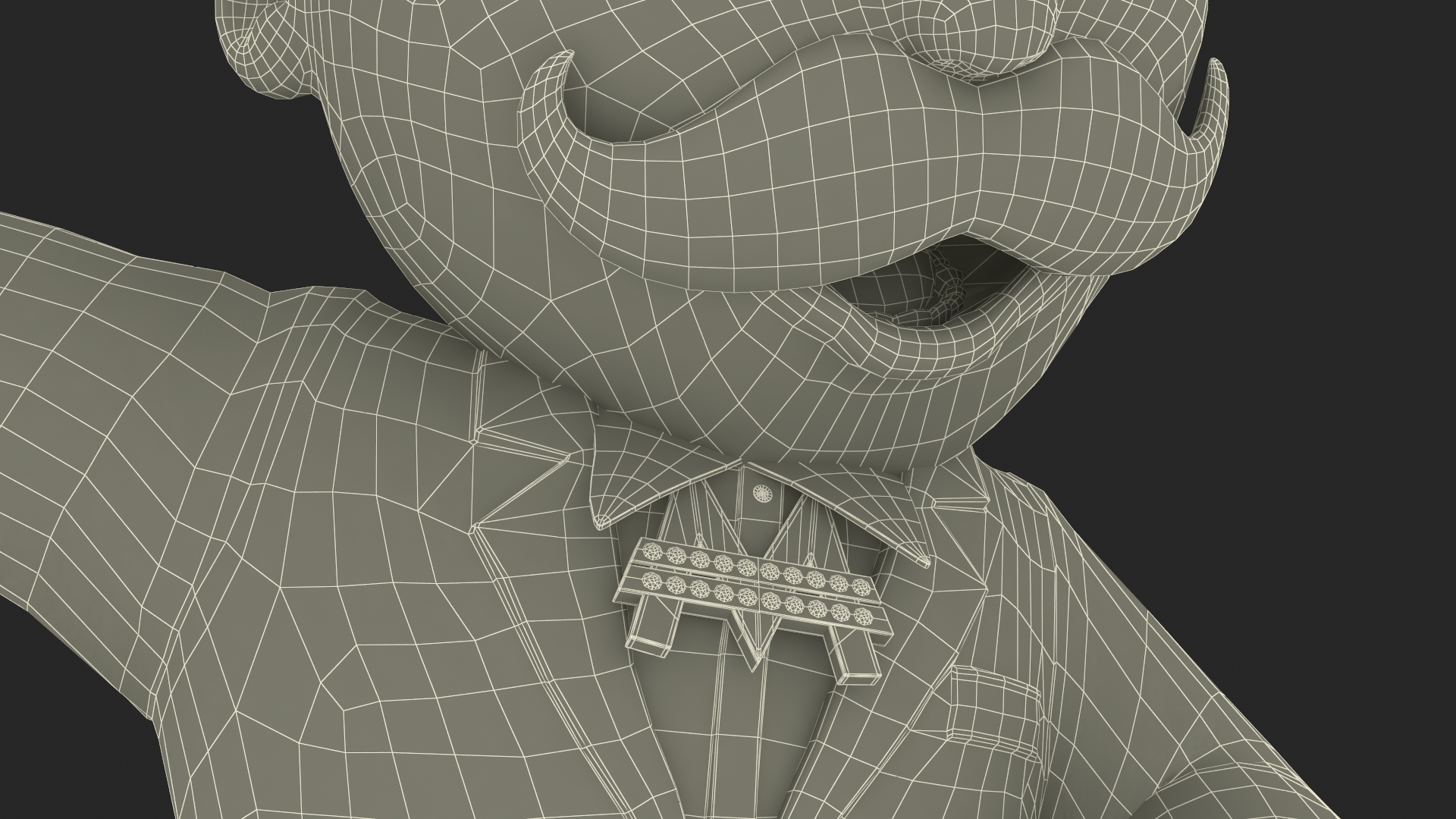 Mr Monopoly Character Welcome Pose 3D model