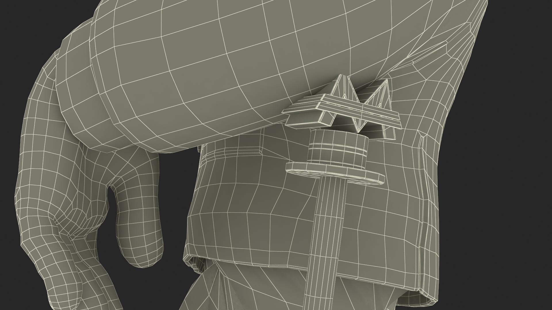 Mr Monopoly Character Welcome Pose 3D model