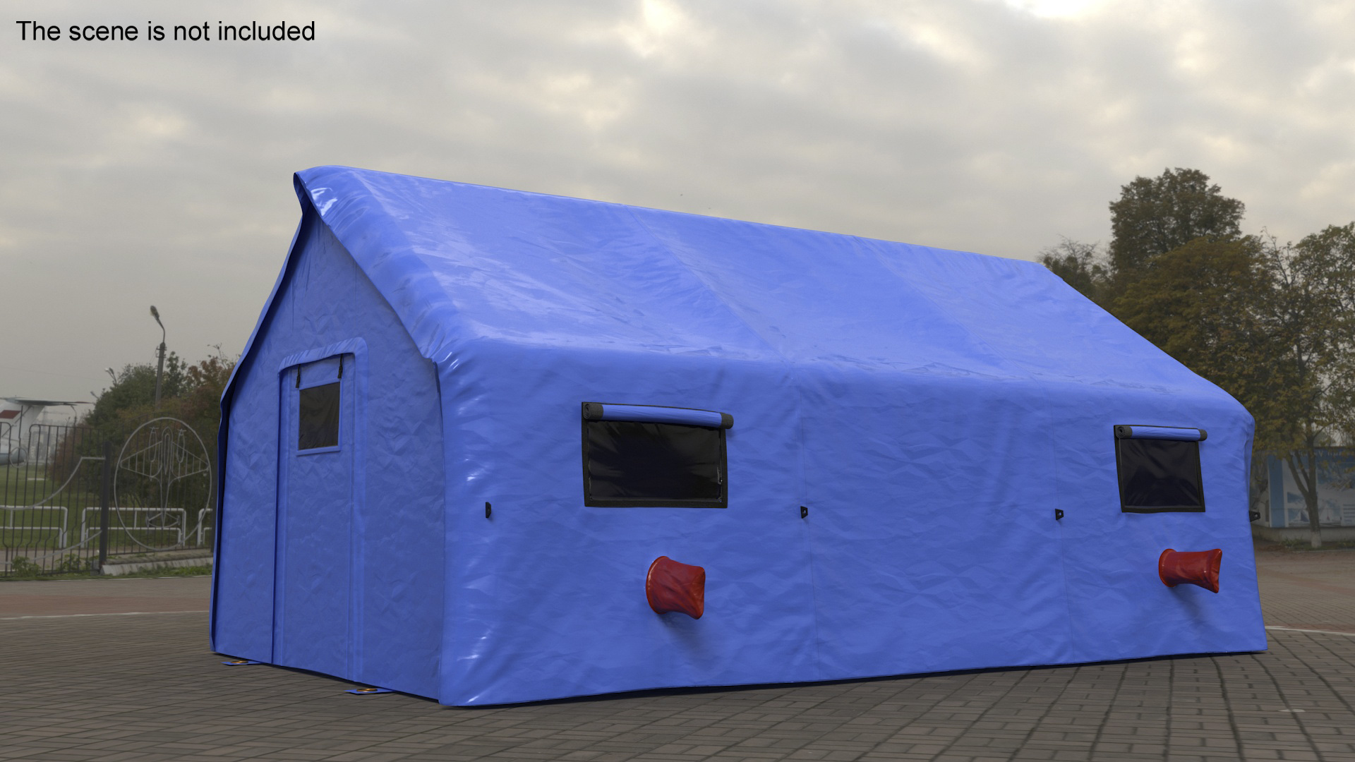3D model Medical Camping Tent