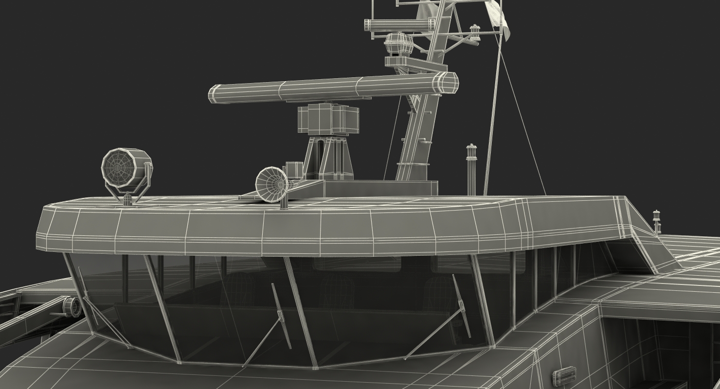 3D model Ferry Catamaran Generic Rigged