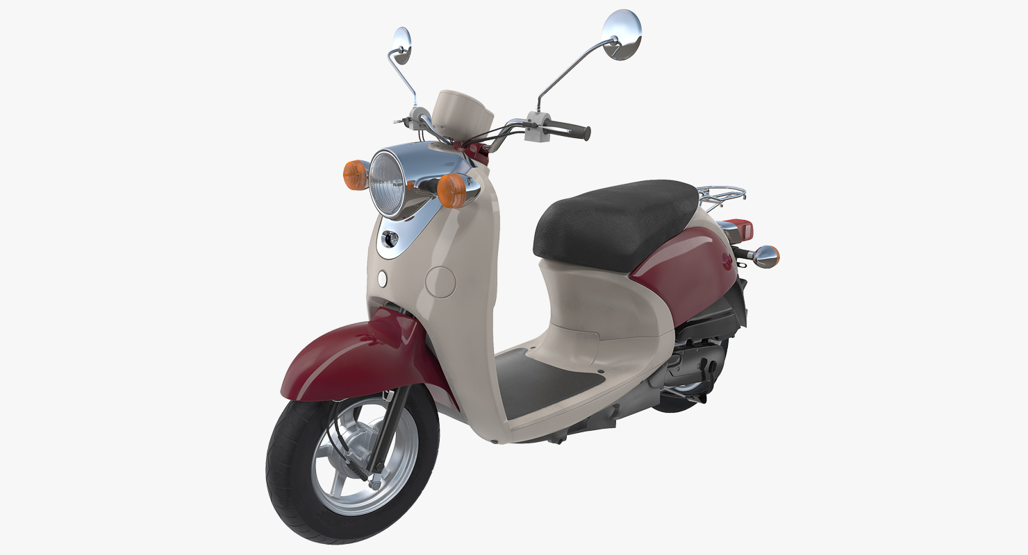 Classic Scooter Motorcycle Generic 3D model