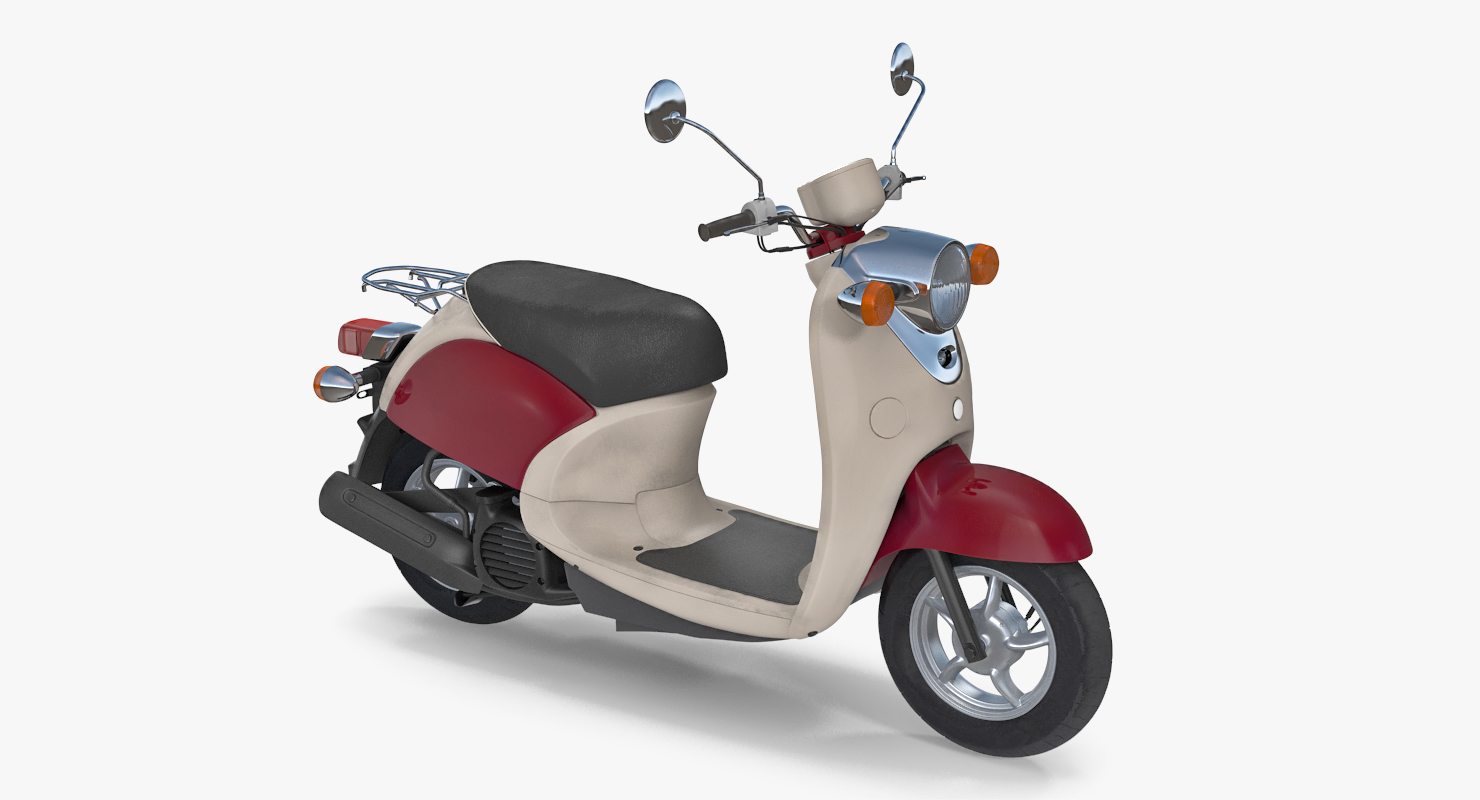 Classic Scooter Motorcycle Generic 3D model