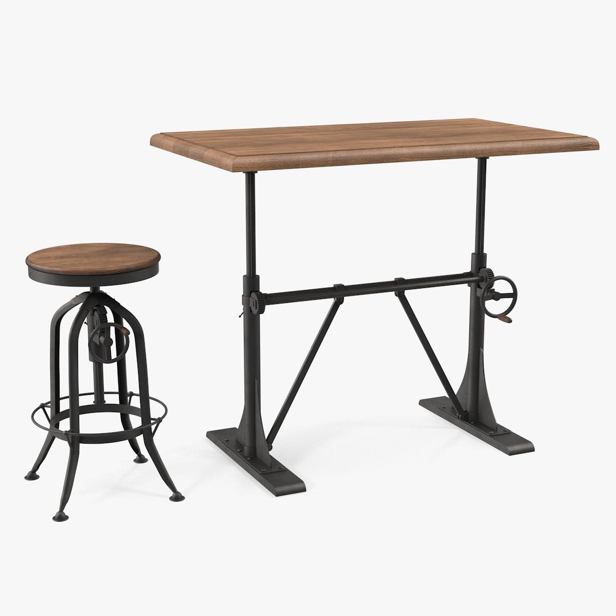 Pittsburgh Crank Standing Desk, view 3