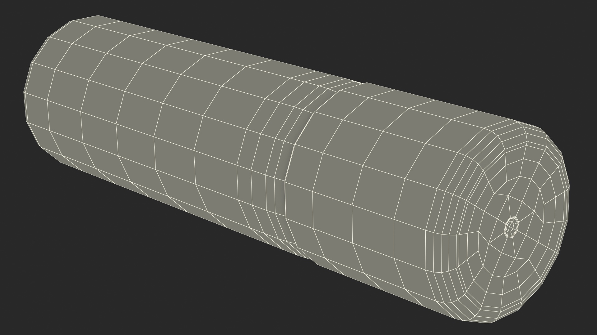 Travel Can of Shave Foam 3D model