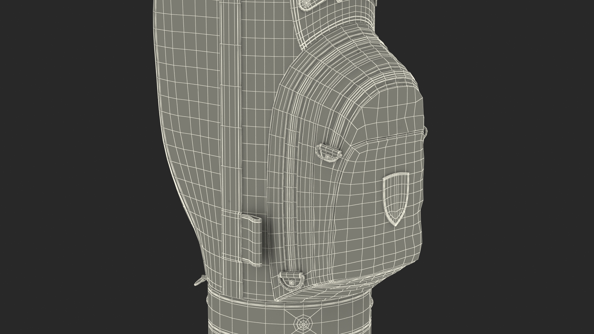 3D Golf Clubs Set with Bag model