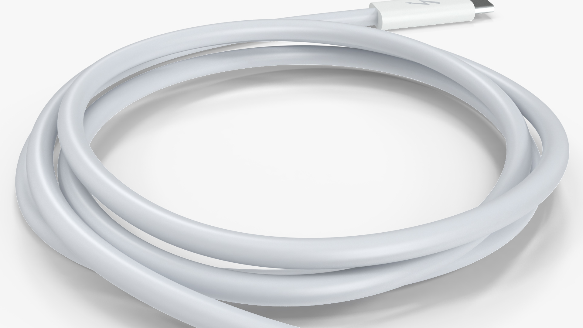 3D model Apple Thunderbolt 4 Pro Cable White