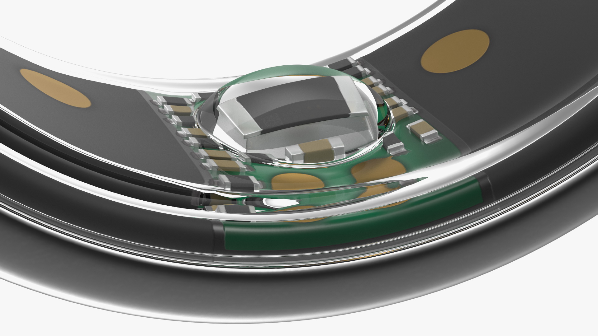3D Oura Ring Chrome