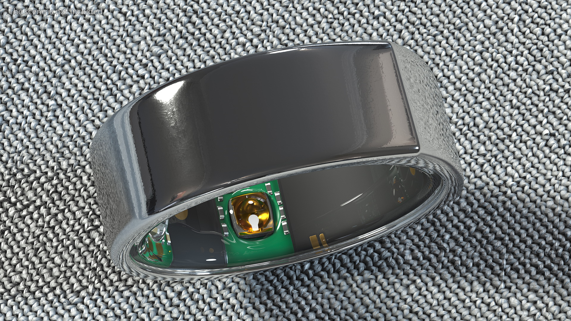 3D Oura Ring Chrome