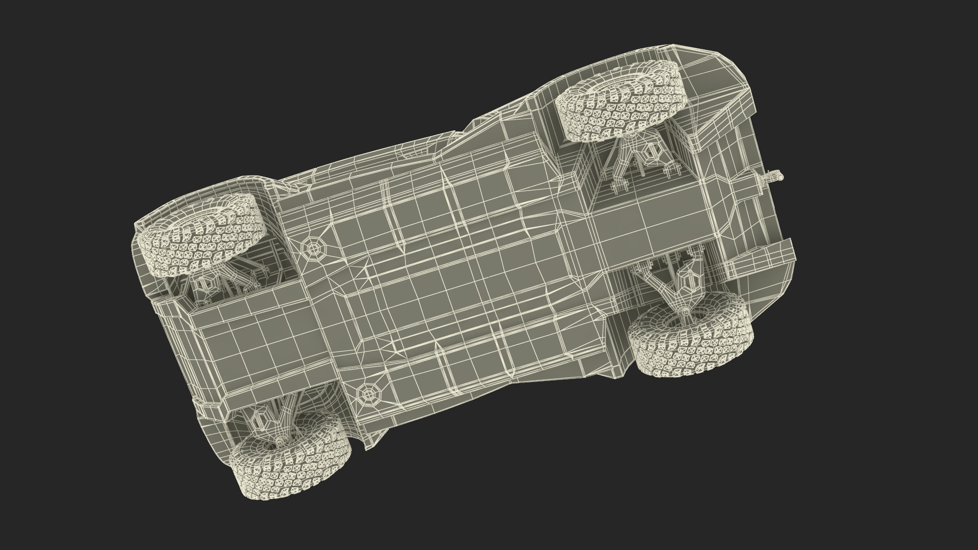 3D Dirty Car Cockerill I-X with Turret Up model