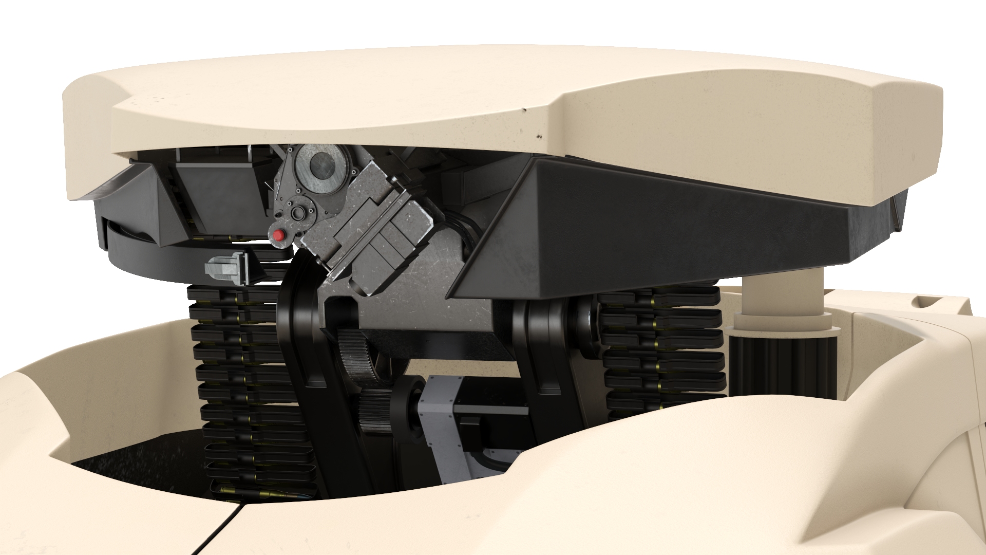 3D Dirty Car Cockerill I-X with Turret Up model