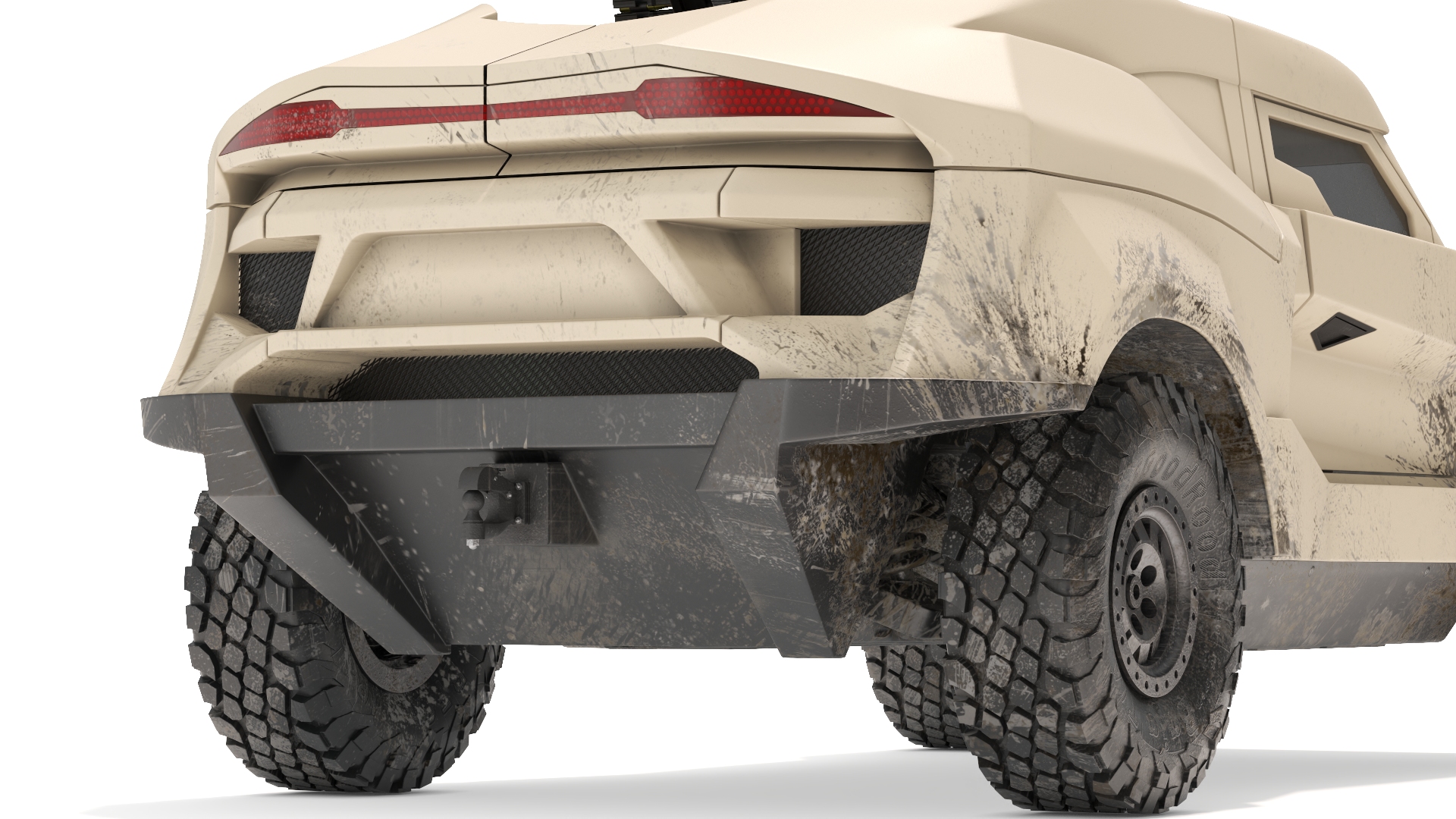 3D Dirty Car Cockerill I-X with Turret Up model