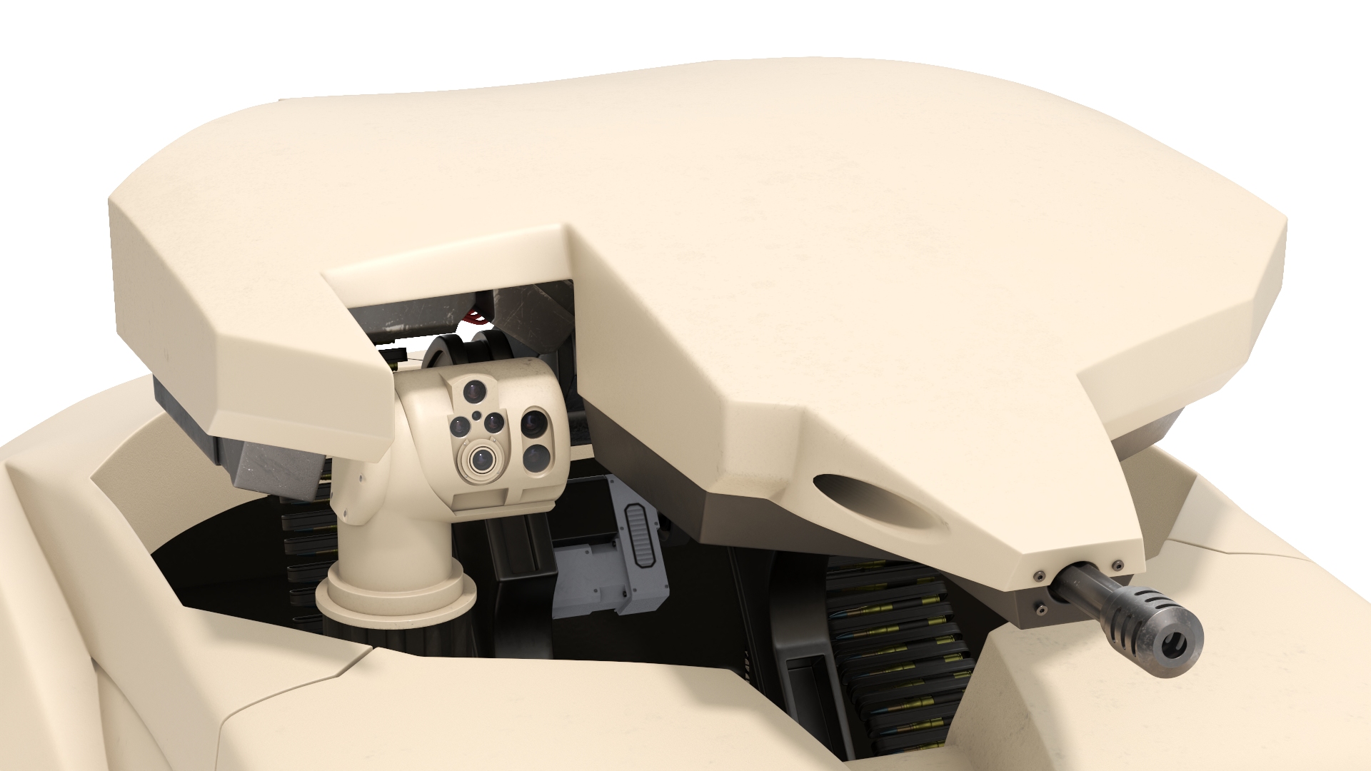 3D Dirty Car Cockerill I-X with Turret Up model