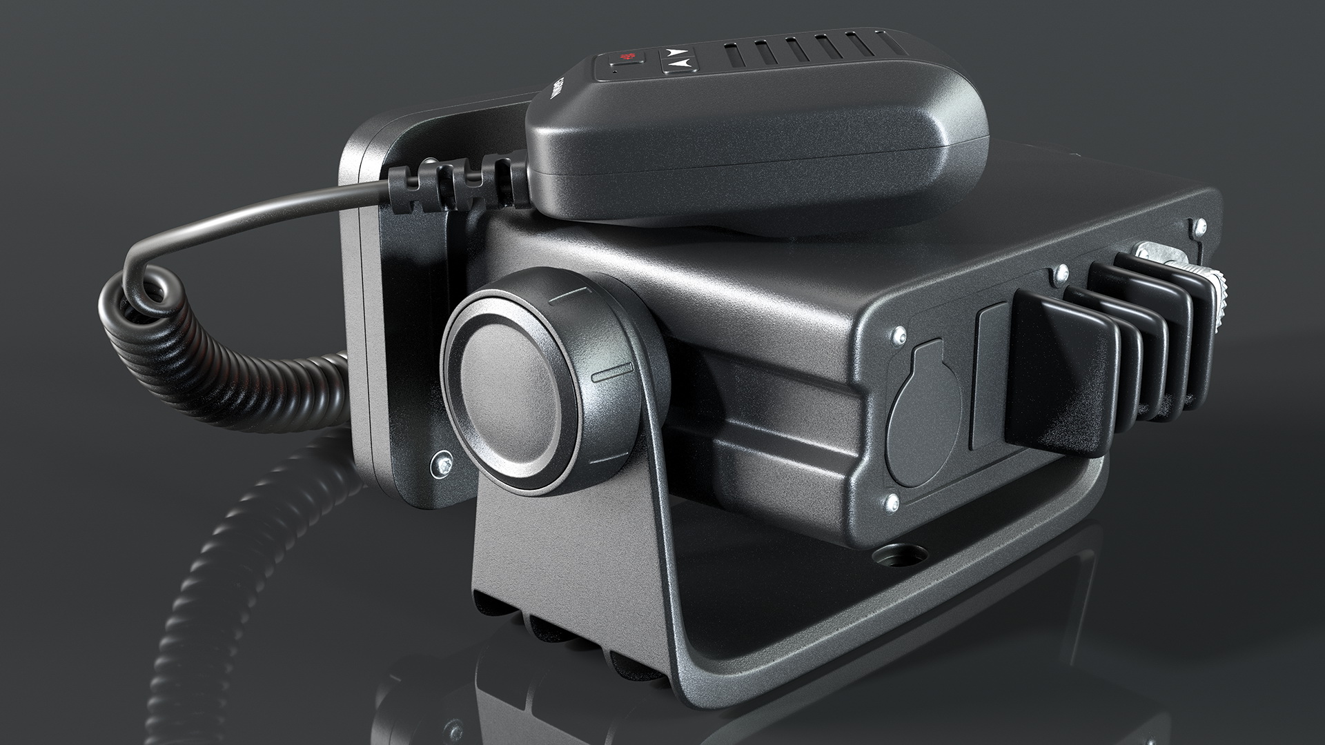 Garmin VHF 110 Fixed Mount Marine Radio 3D model