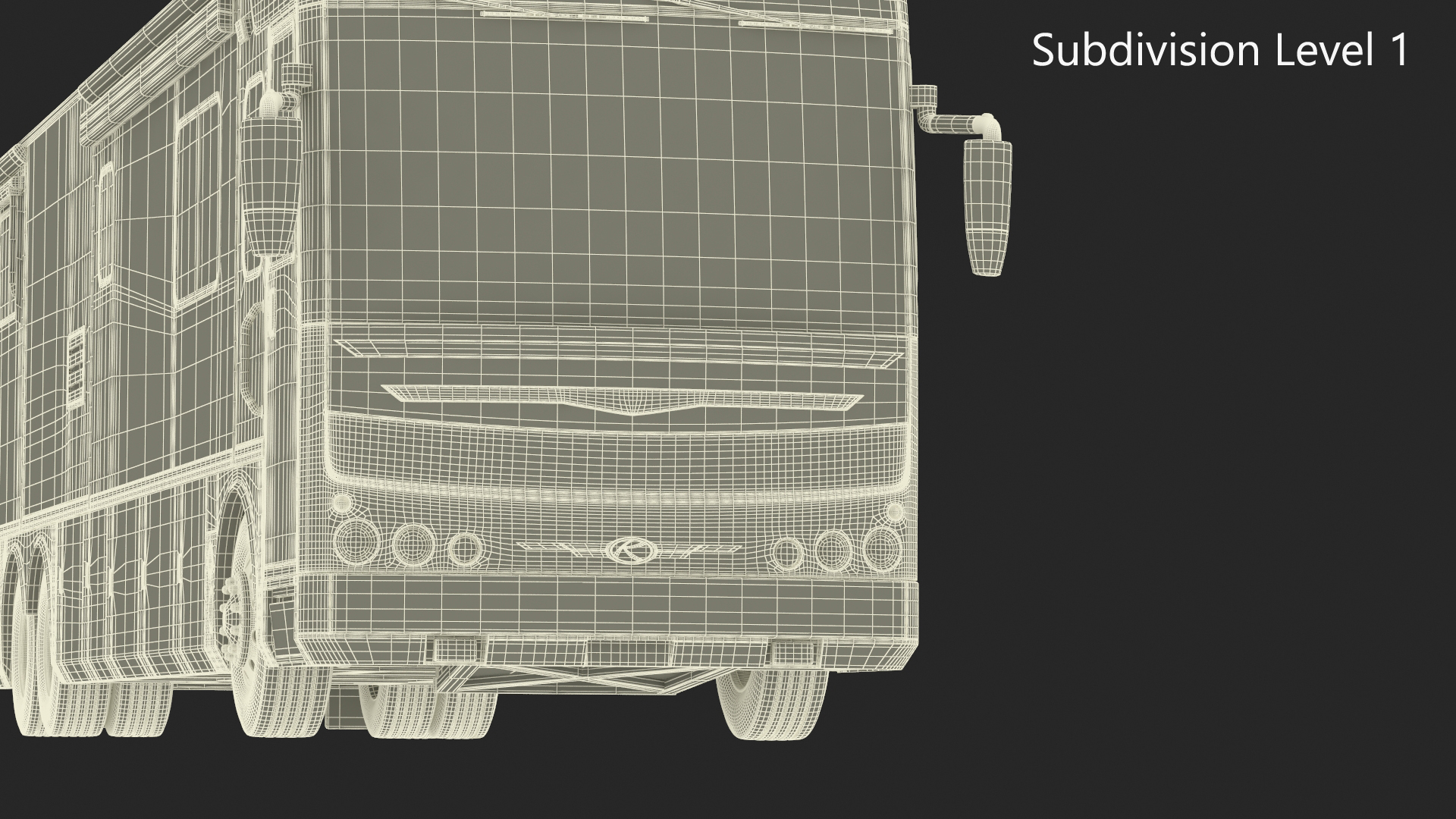 3D model Luxury Motorhome RV Coach