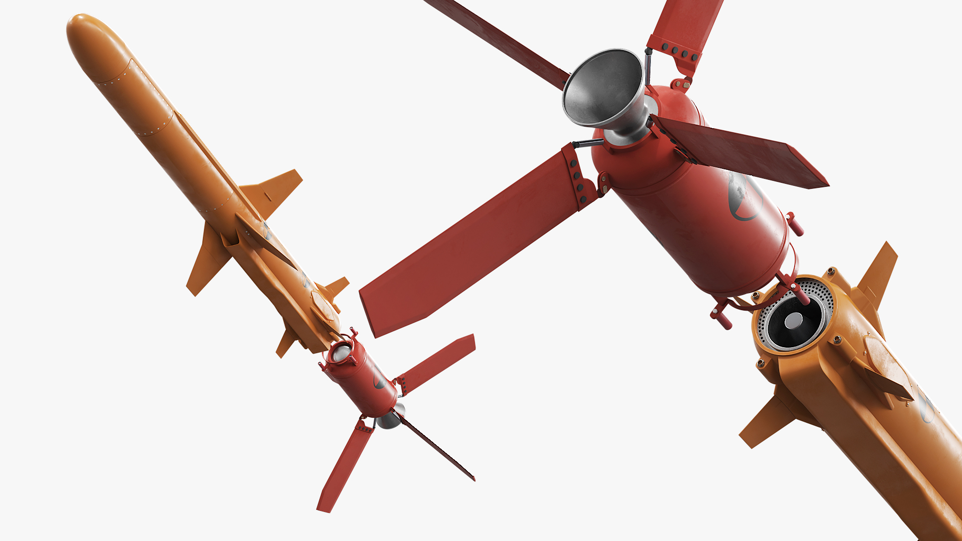 Training Target Missile with Foldable Fins - view 6