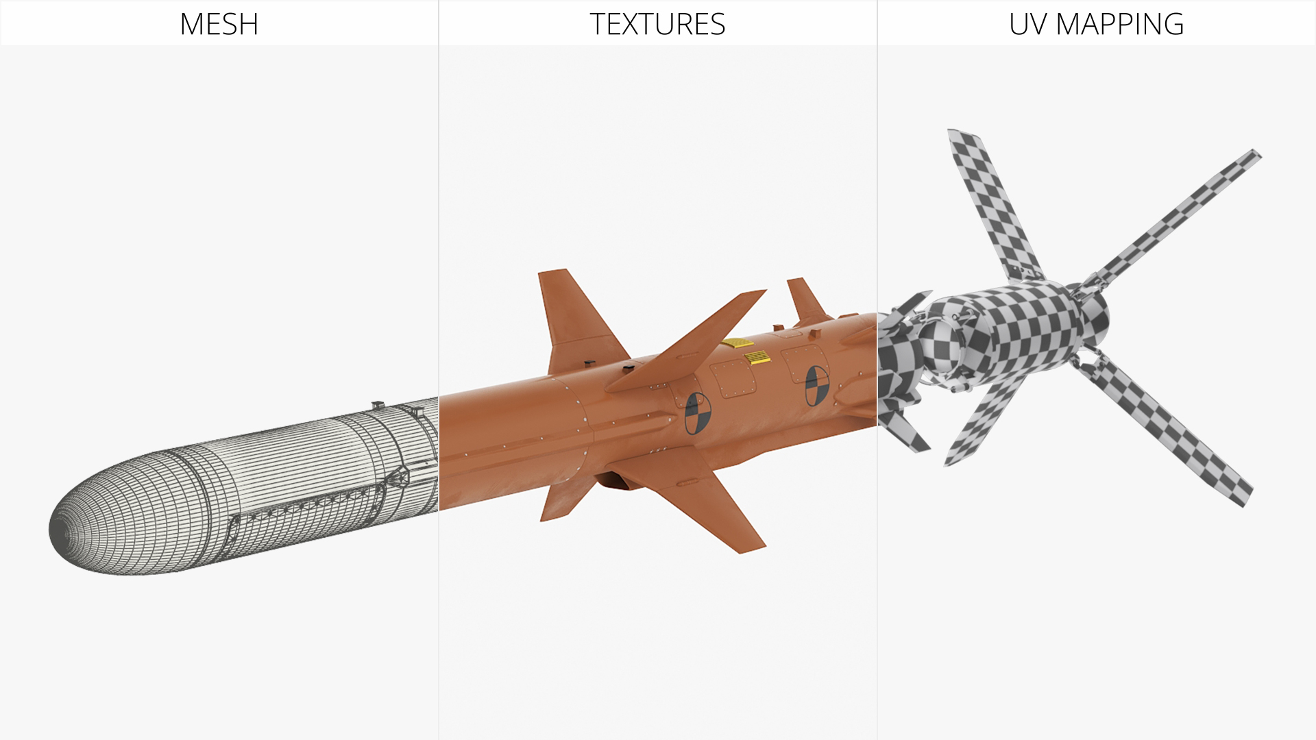 Training Target Missile with Foldable Fins - view 7