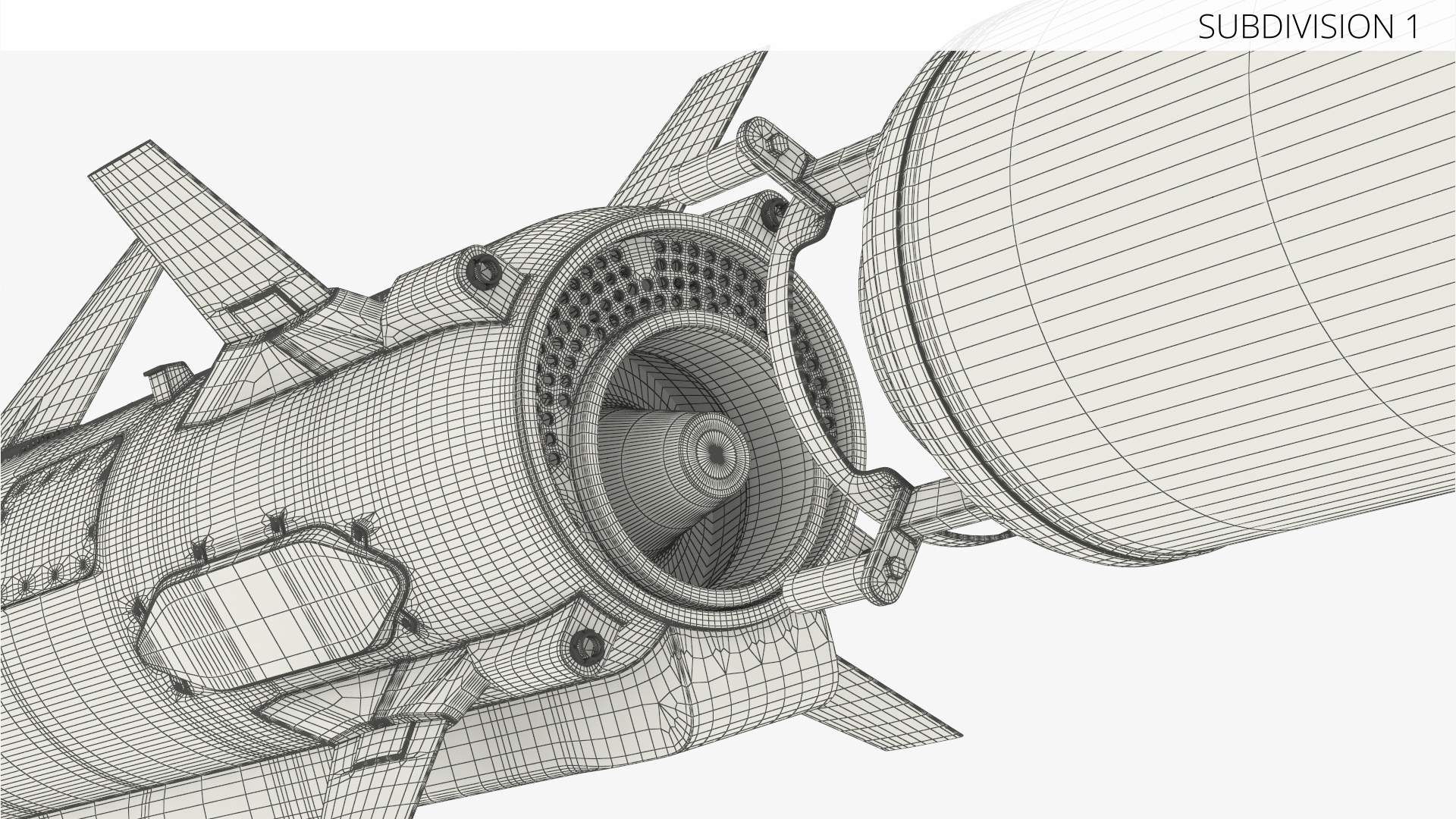 Training Target Missile with Foldable Fins - view 8