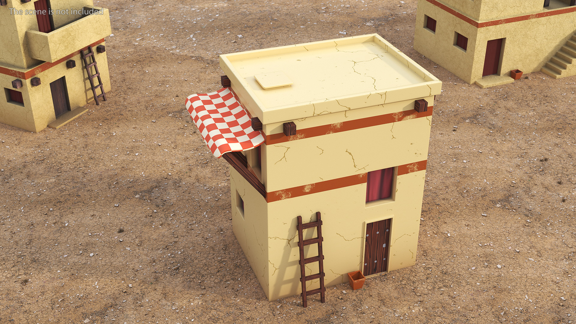 Stylized Arabian House 3D