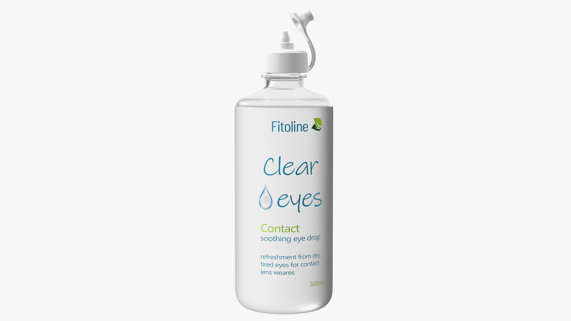 3D model Contact Lens Liquid Open Clear Eyes