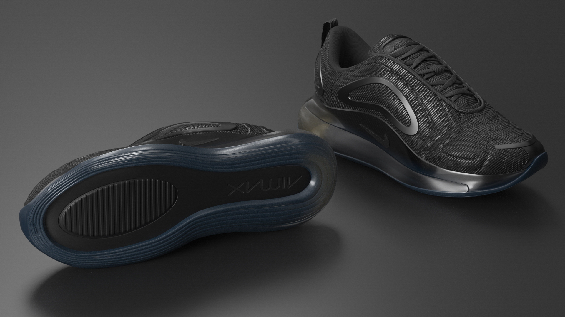 Nike Air 720 Anthracite Black 3D model