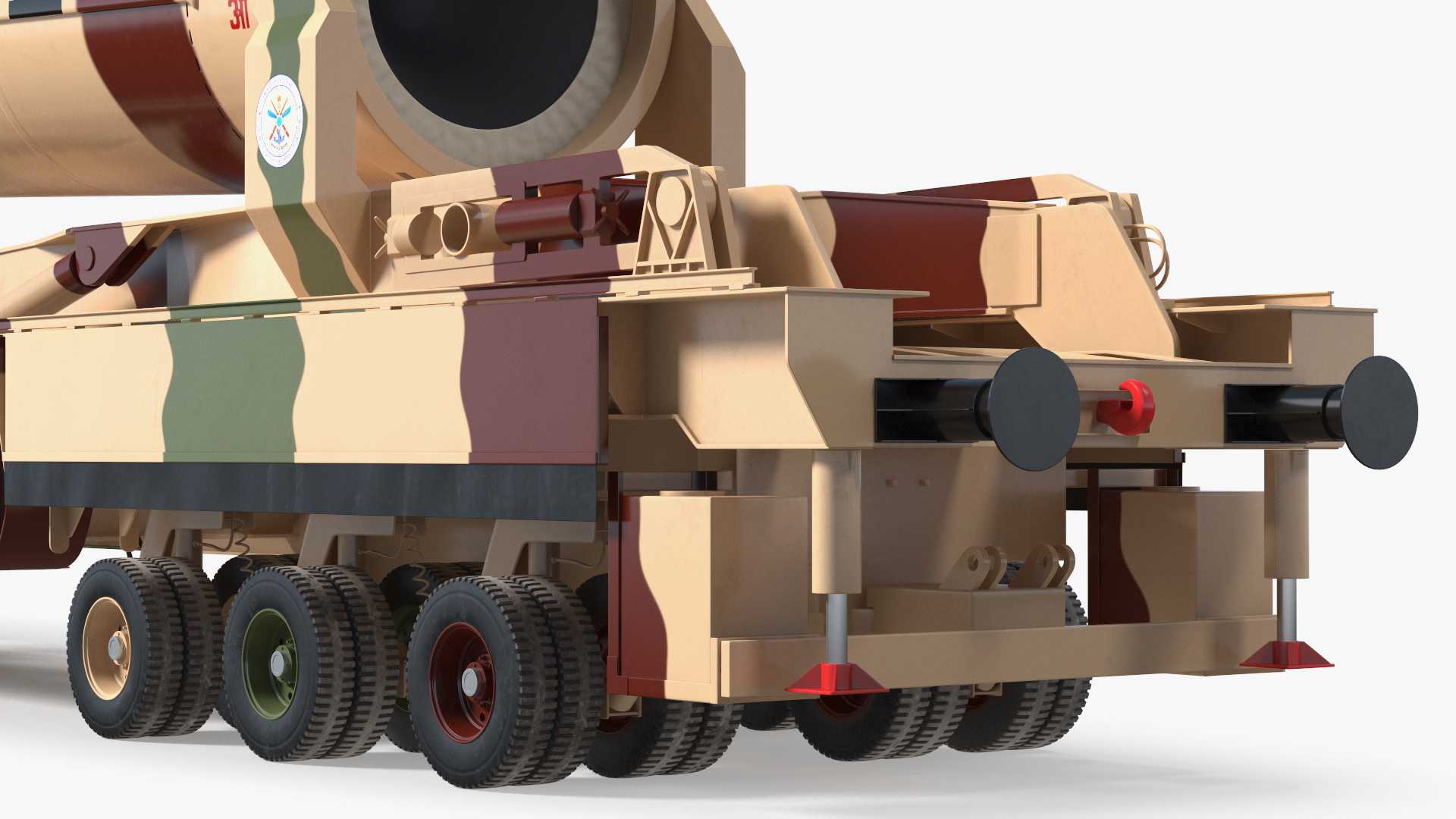 3D Indias Ballistic Missile Defence System Agni III model
