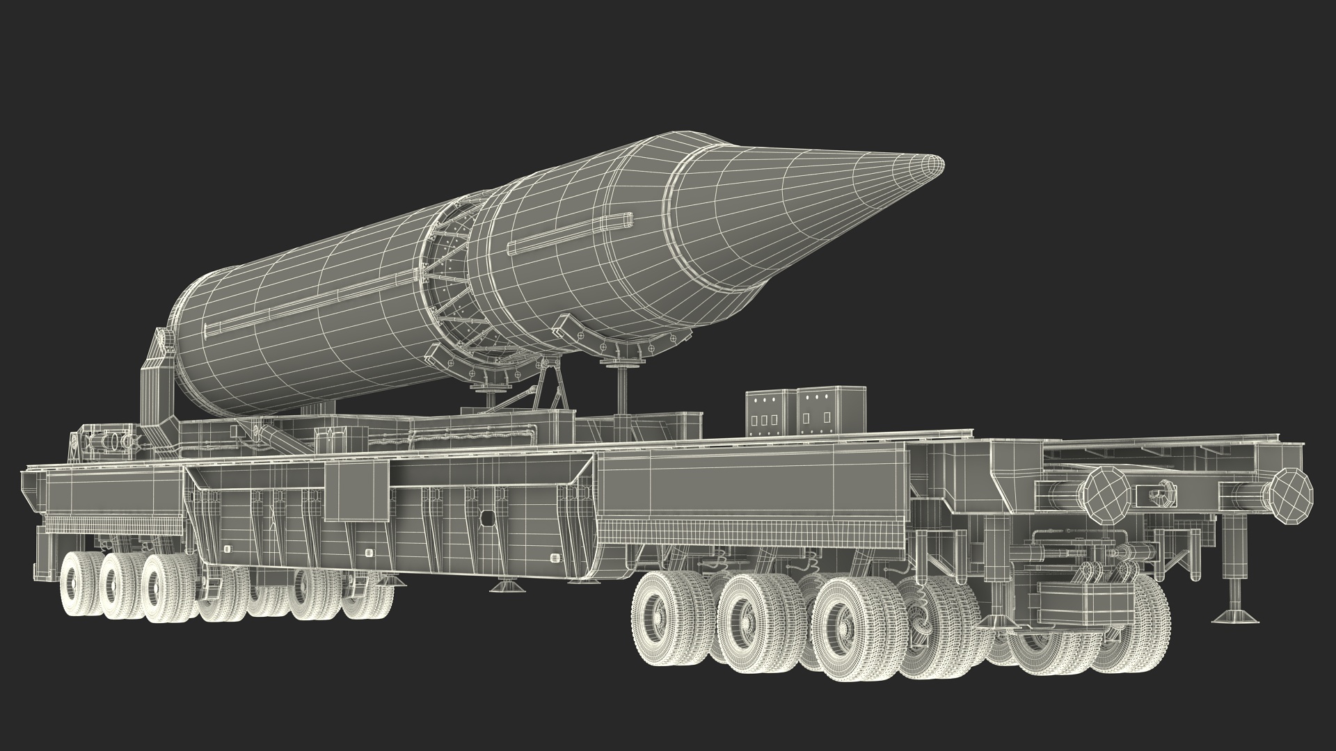 3D Indias Ballistic Missile Defence System Agni III model