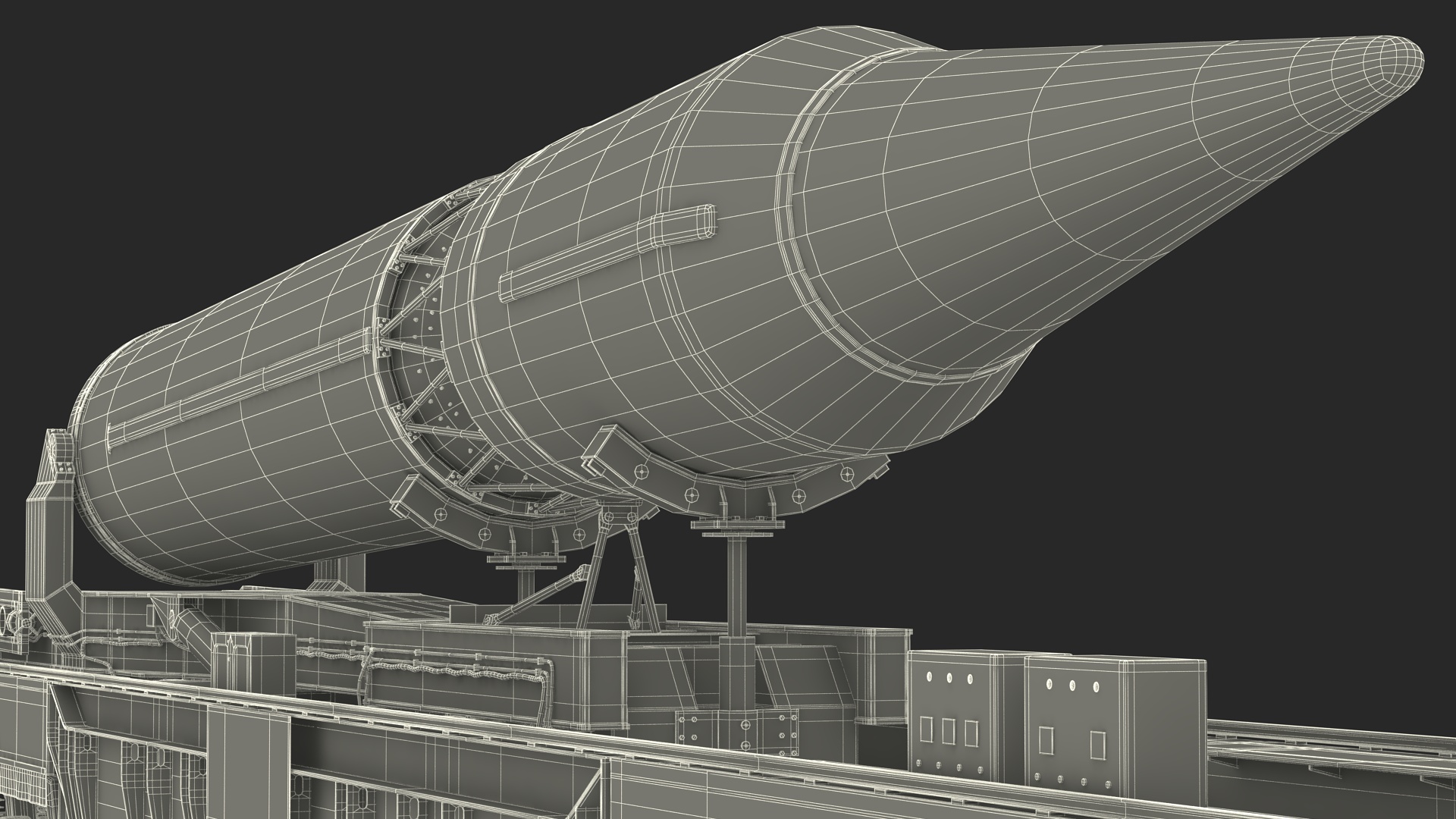 3D Indias Ballistic Missile Defence System Agni III model