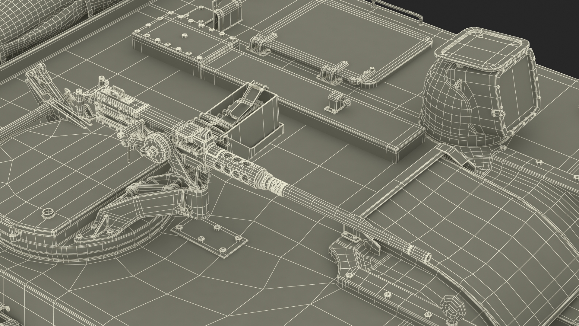 K9 Thunder South Korean Howitzer Rigged 3D model