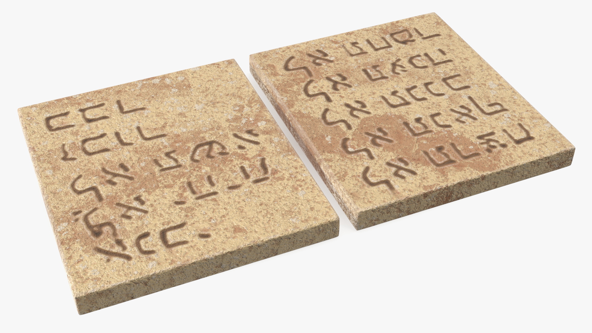 3D Tablets of the Covenant model