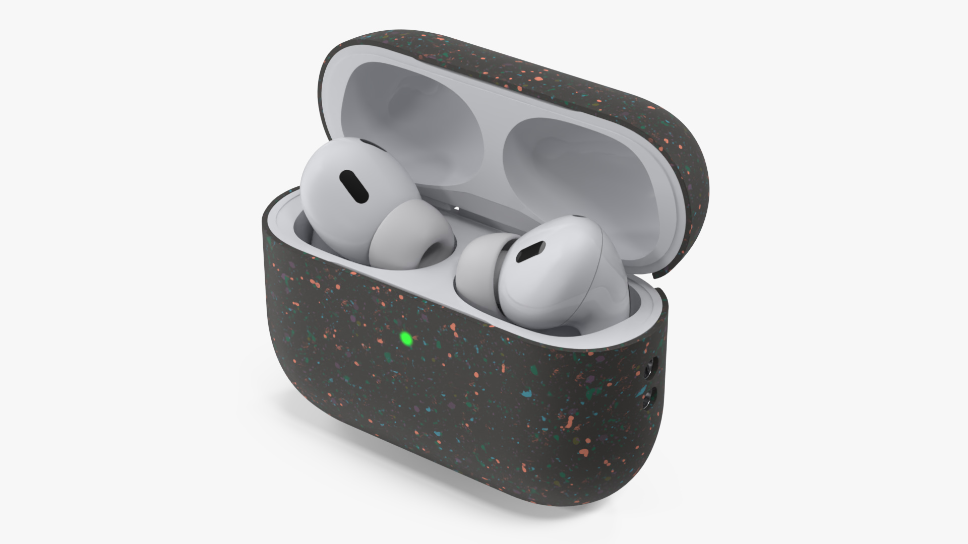 3D model Apple AirPods Pro 2 USB-C with Silicone Case Black