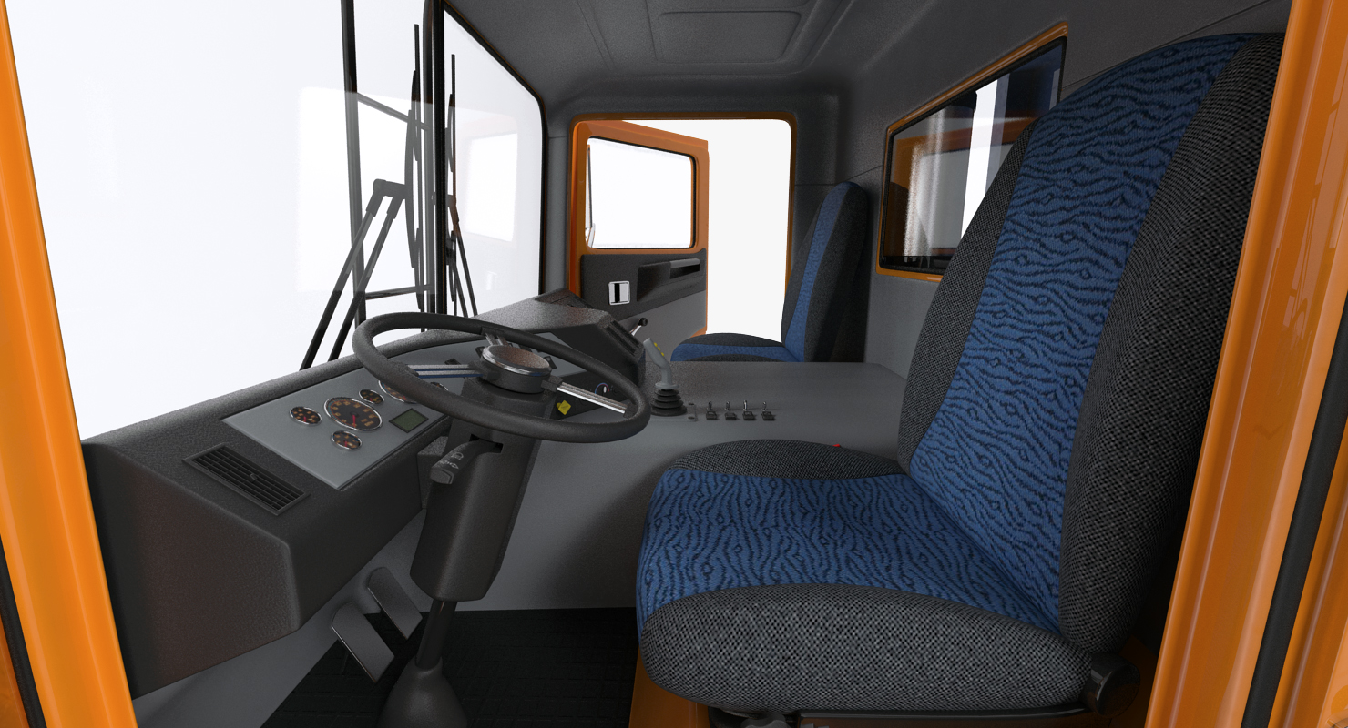 3D Mack Garbage Truck model