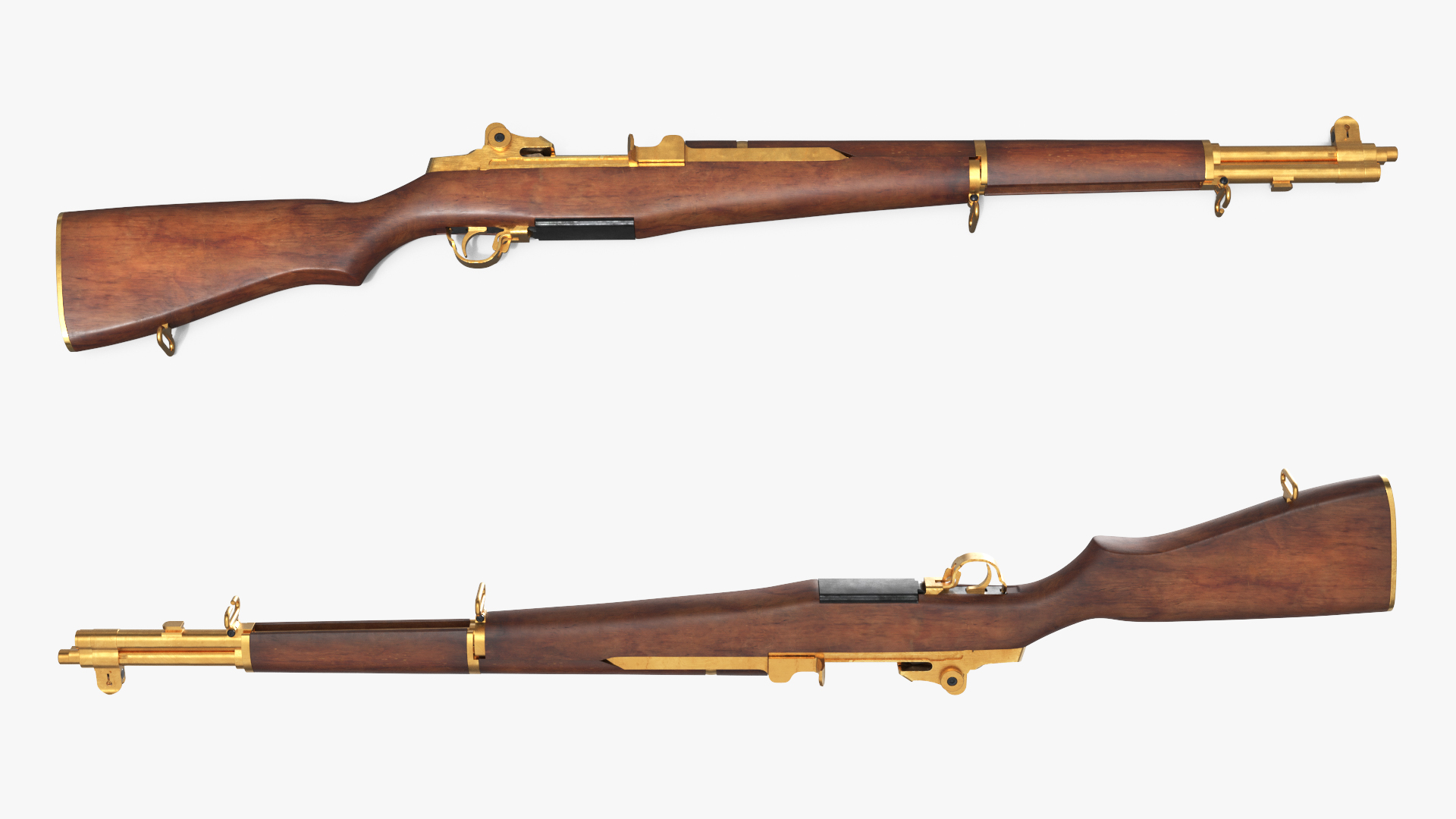 M1 Garand US Military Collector Rifle Gold - view 5