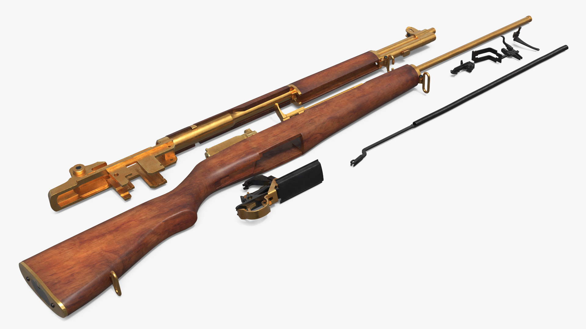 M1 Garand US Military Collector Rifle Gold - view 8