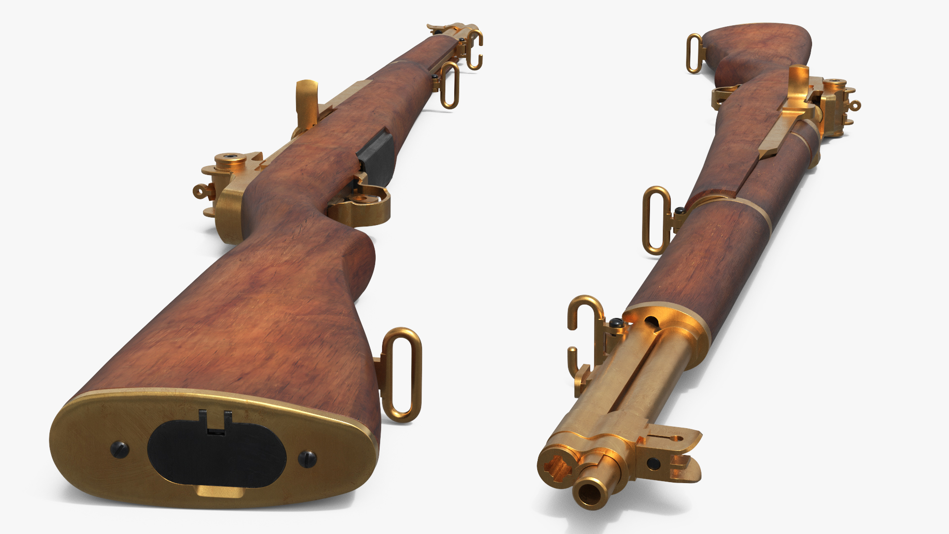 M1 Garand US Military Collector Rifle Gold - view 2