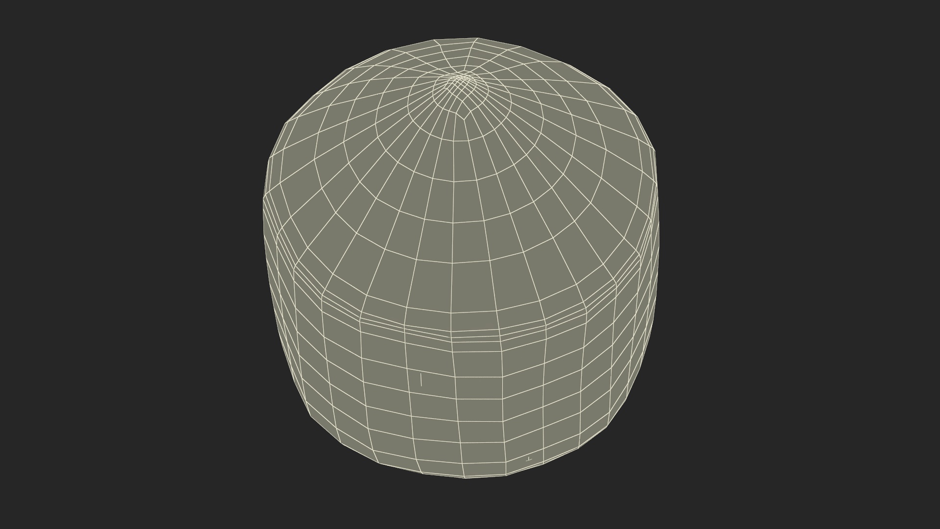 Fresh Shelled Coconut Pack Organic 3D model