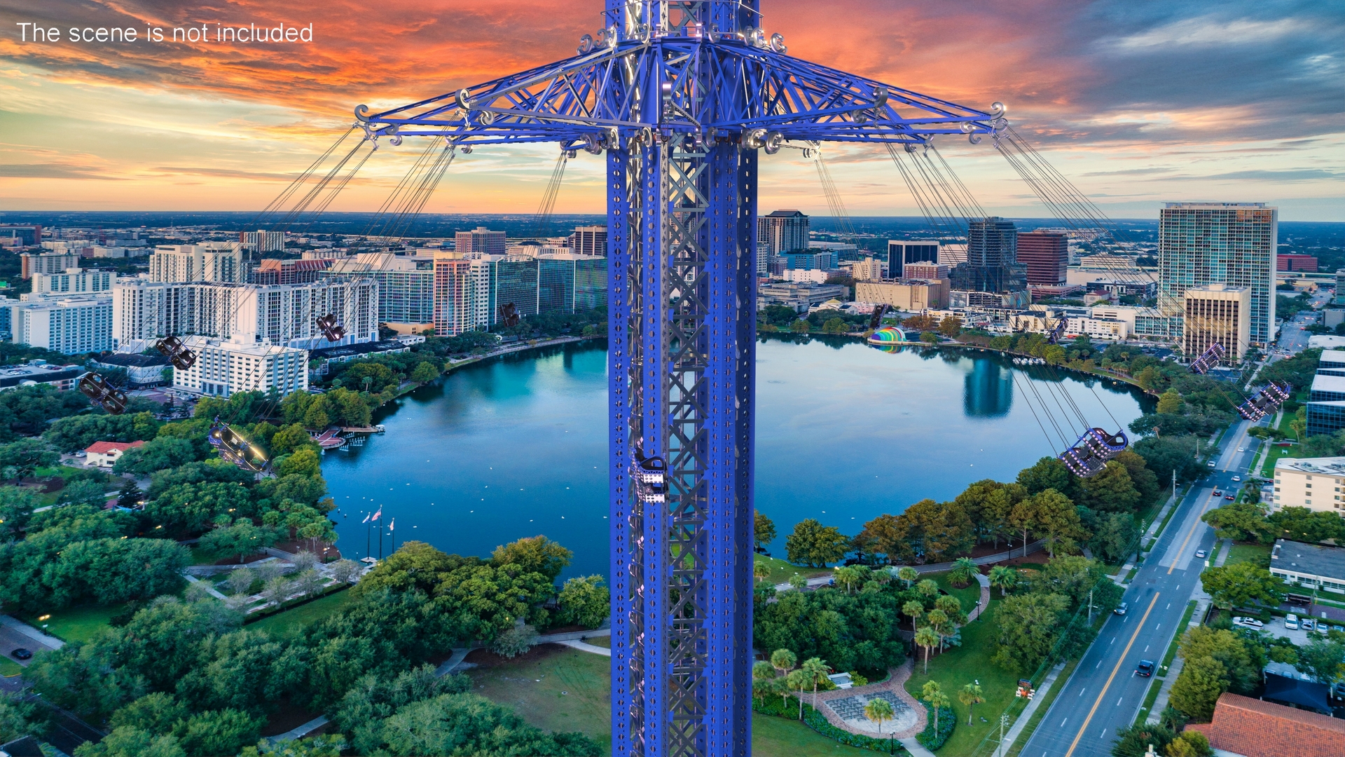 3D Orlando StarFlyer Attraction model