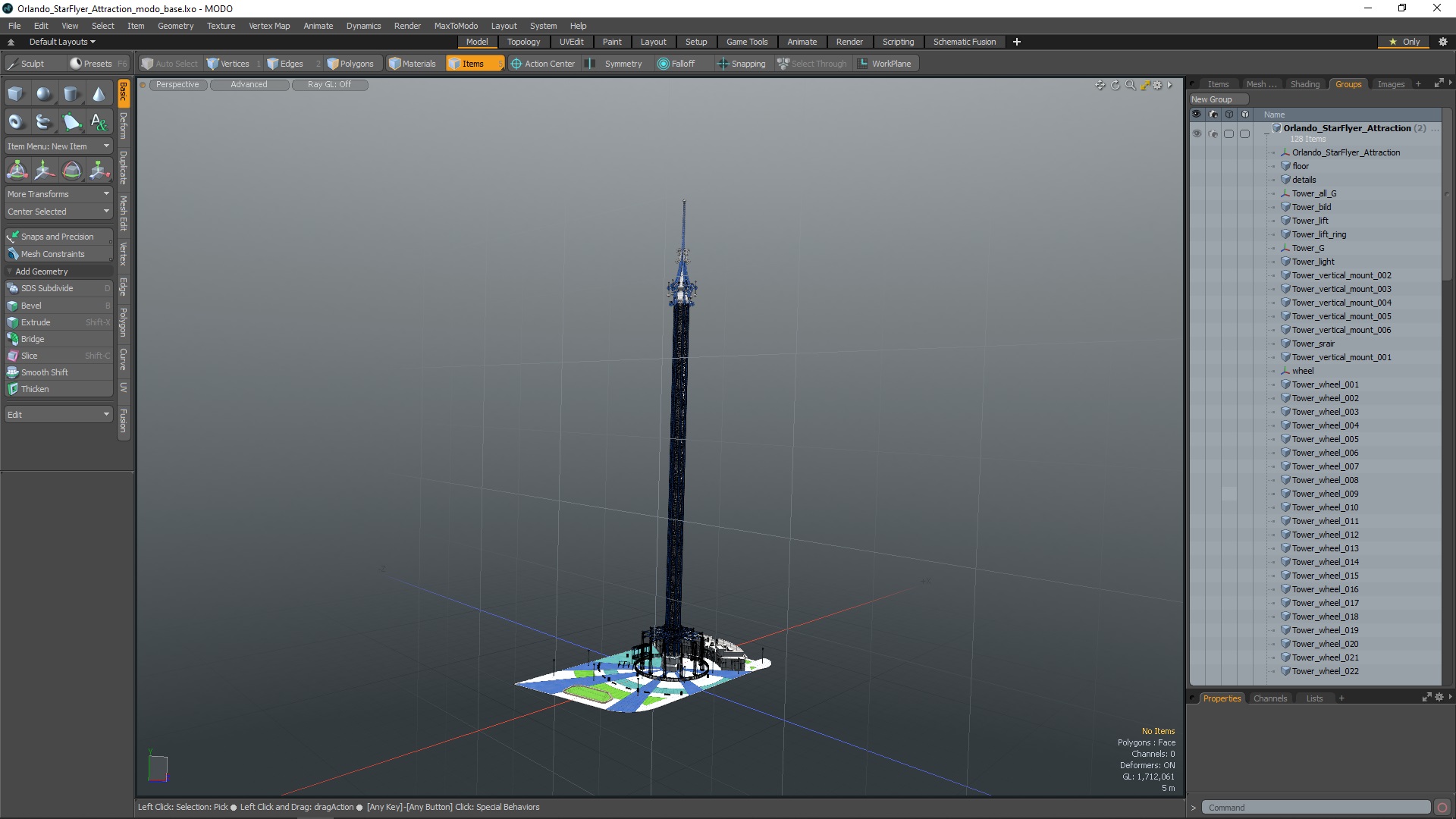 3D Orlando StarFlyer Attraction model